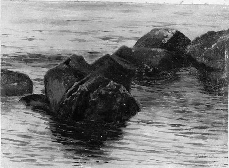 Mare e scogli - Collezione Giuseppe Ottavio Eliseo, Campobasso